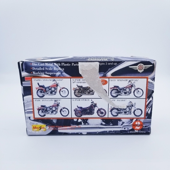 Harley-Davidson Maisto 1:18 Die Cast 1998 Series 2 Item# 328094 - Picture 2 of 9